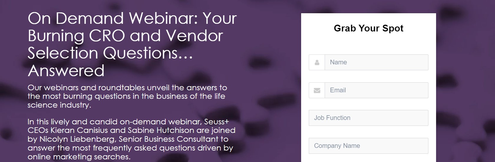 Life Science Cro And Vendor Selection Webinar 1